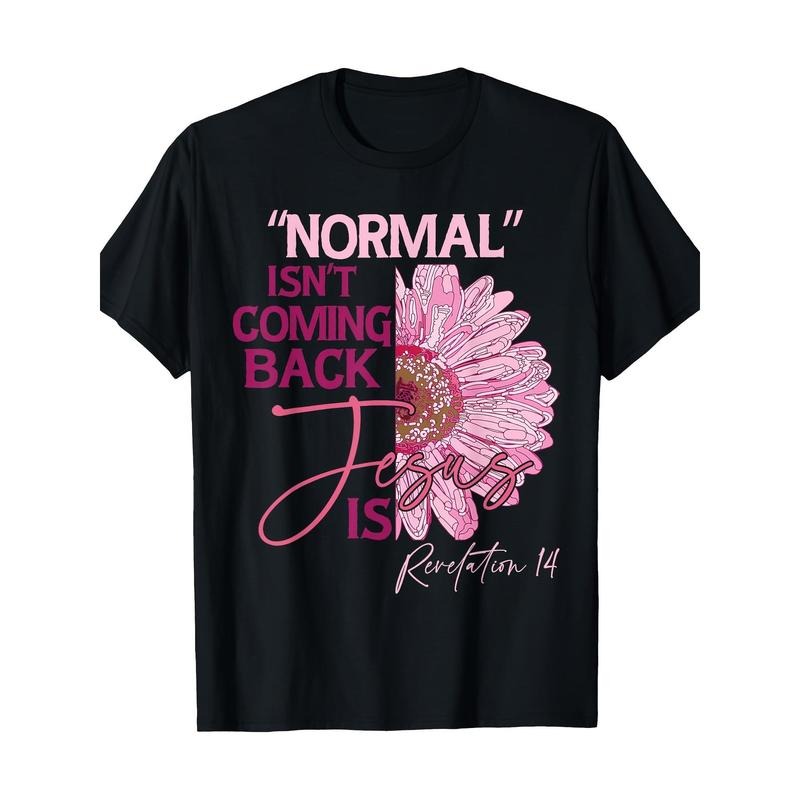 Normal Isn't Coming Back Jesus Is T-Shirt-100% Cotton-220g made in usa Hoodie Sweatshirt | PrintMintTees.com
