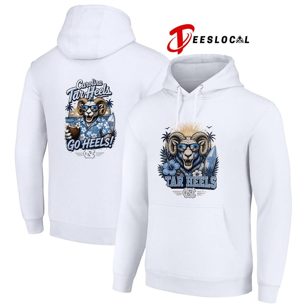 North Carolina Tar Heels NCAA Tropical mascot shirt