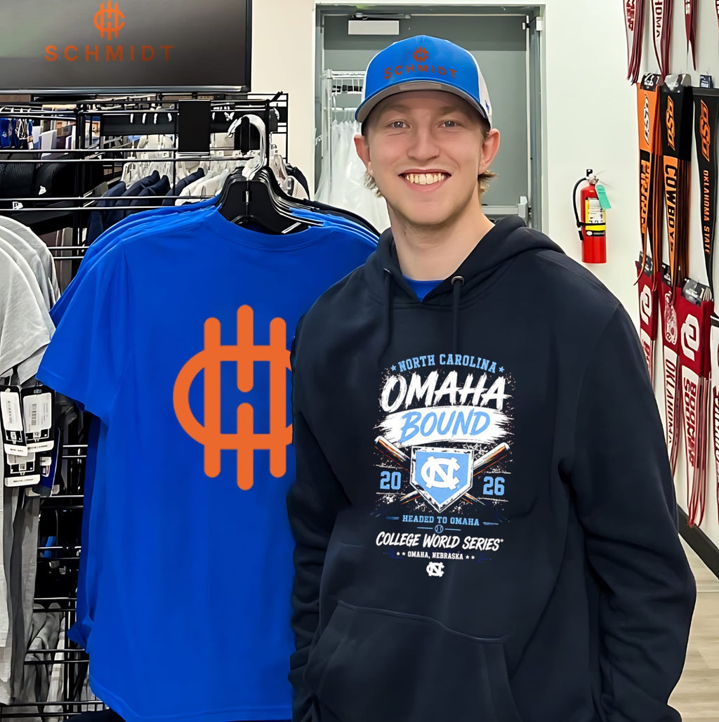 North Carolina Tar Heels Omaha Bound 2026 Men’s College World Series shirt