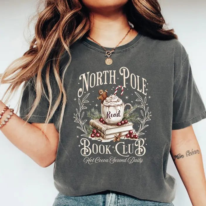 North Pole University  Shirt, Christmas Shirt, North Pole Shirt, Holiday Shirt, Santa Tee, Reindeer Tees Hoodie Sweatshirt