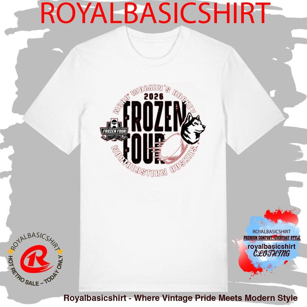 Northeastern University Women’s Hockey 2026 Frozen Four T-Shirt