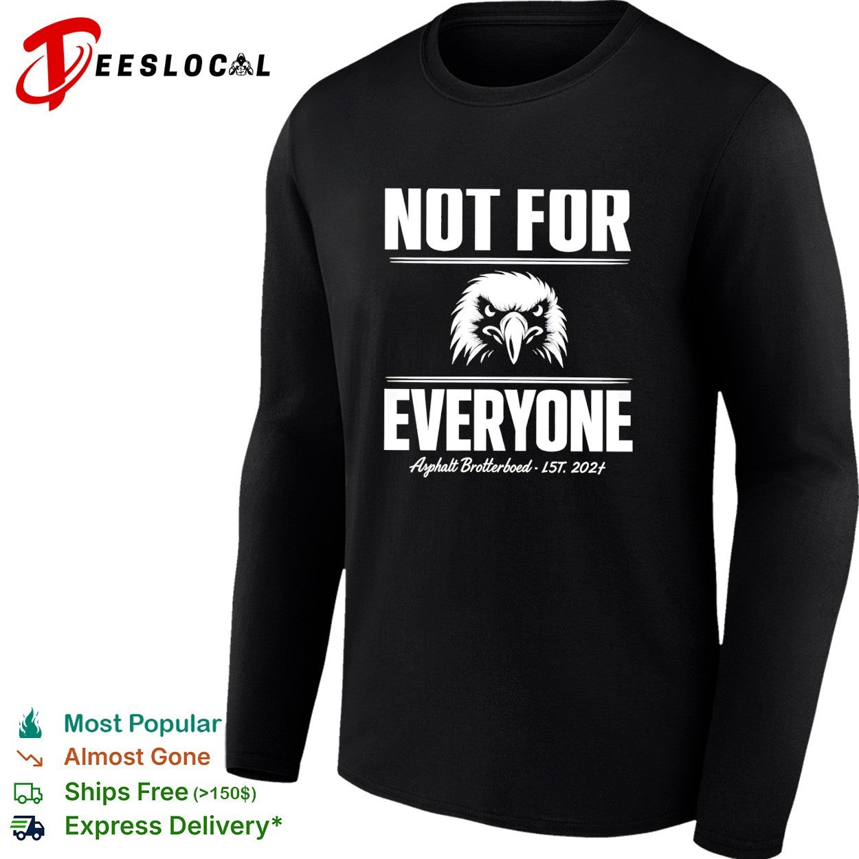Not for everyone eagle motorcycle shirt