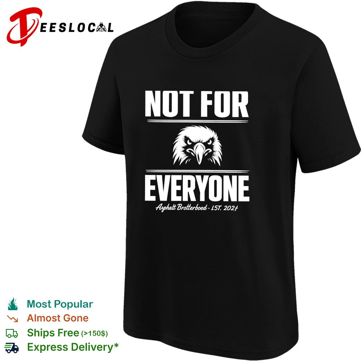 Not for everyone eagle motorcycle shirt