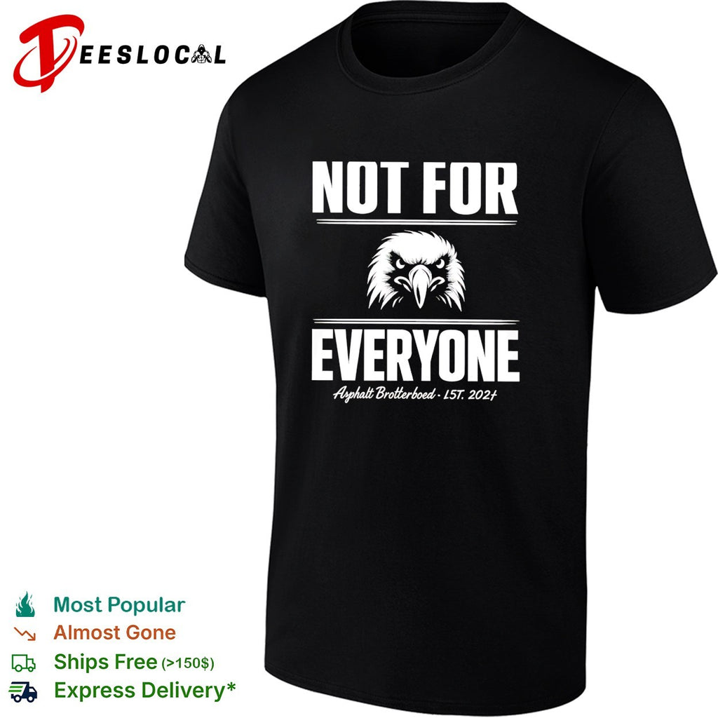 Not for everyone eagle motorcycle shirt