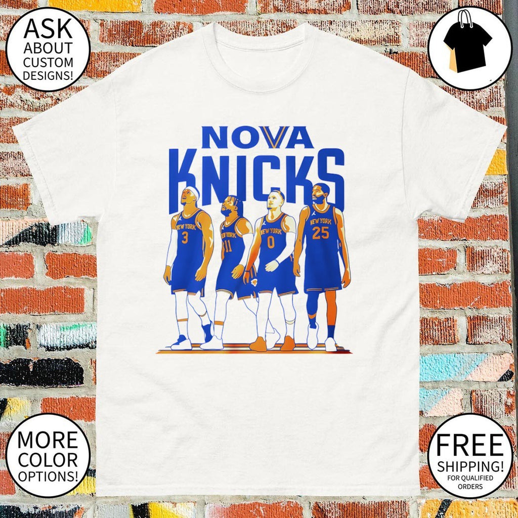 Nova Knicks Villanova NBA Playoffs 2026 Knicks basketball shirt