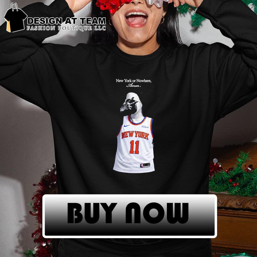 Nun Jalen Brunson 3 point New York or Nowhere Amen 2026 shirt