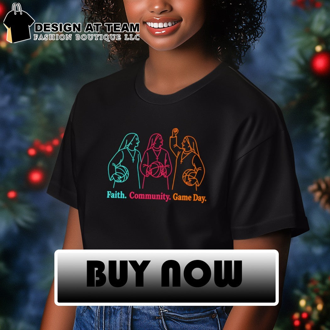 Nuns Faith Community Game Day San Antonio Spurs Basketball NBA 2026 shirt