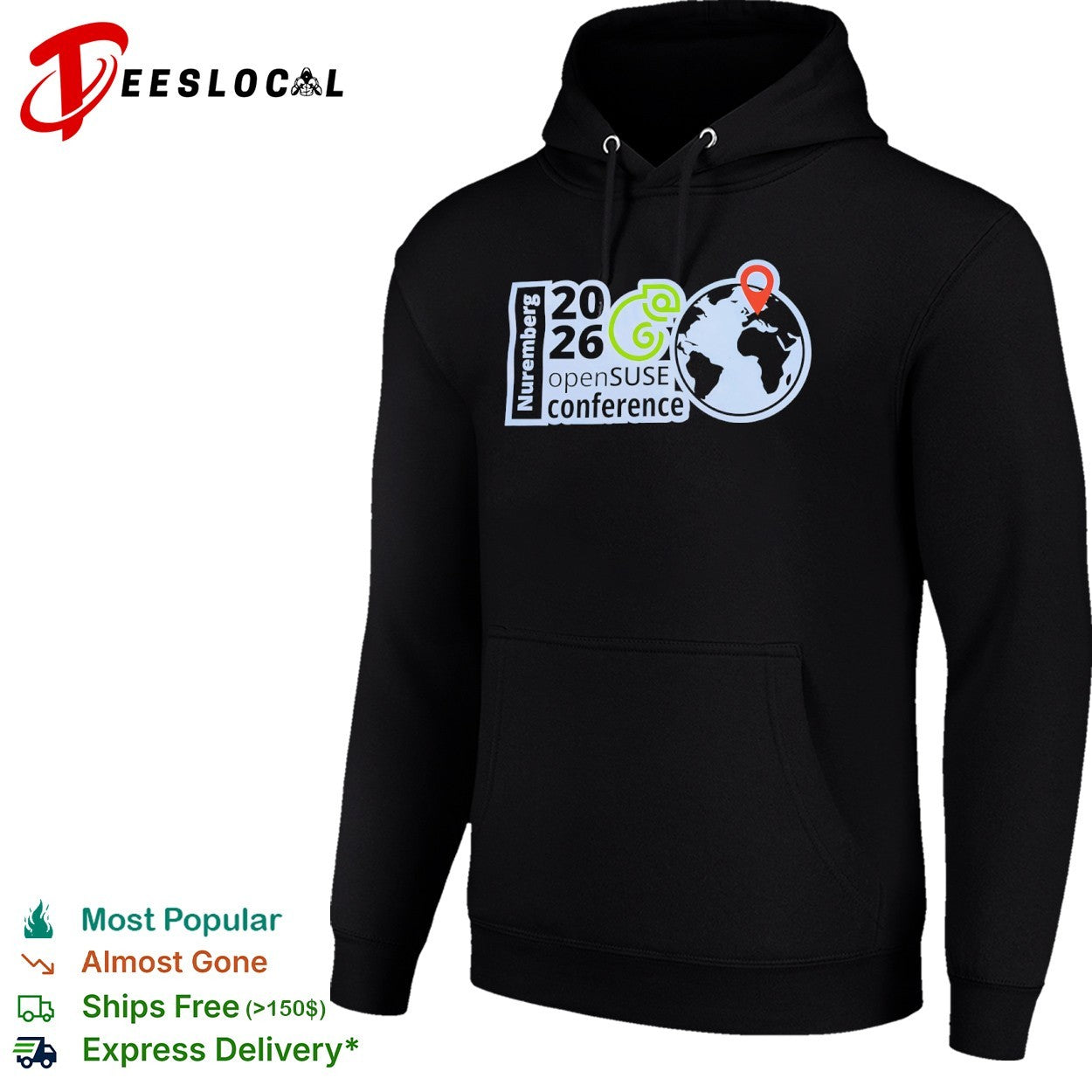 Nuremberg 2026 openSUSE conference shirt