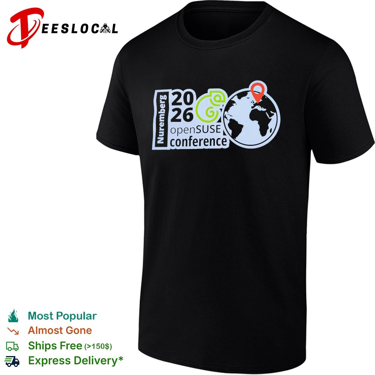 Nuremberg 2026 openSUSE conference shirt