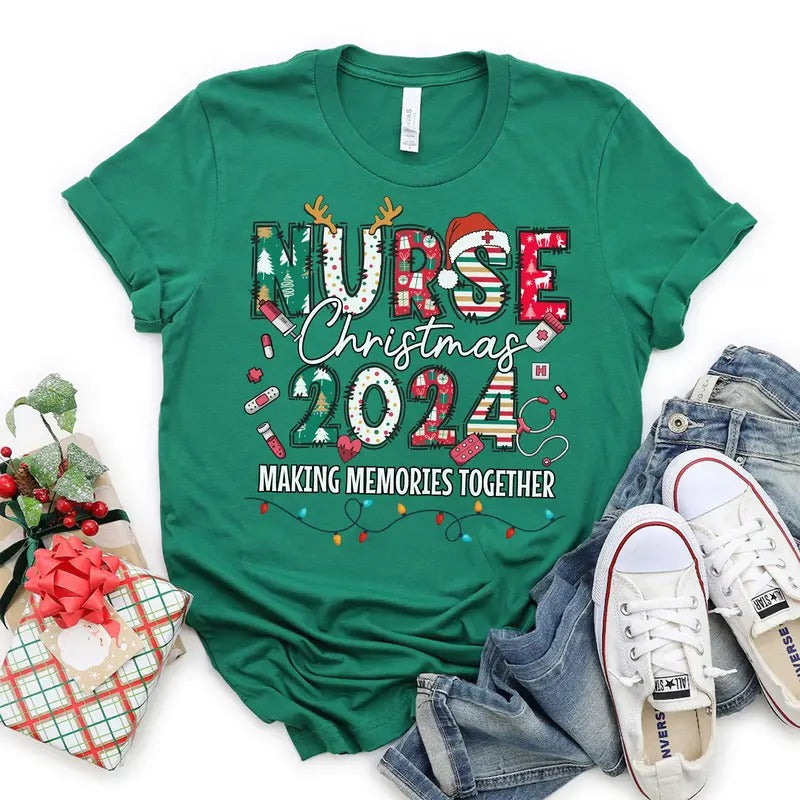 Nurse 2024 Nursing Shirt Nurse Crew Nursing Student Shirt Matching Comfort Fabric T-Shirts, Hoodie, Sweatshirt