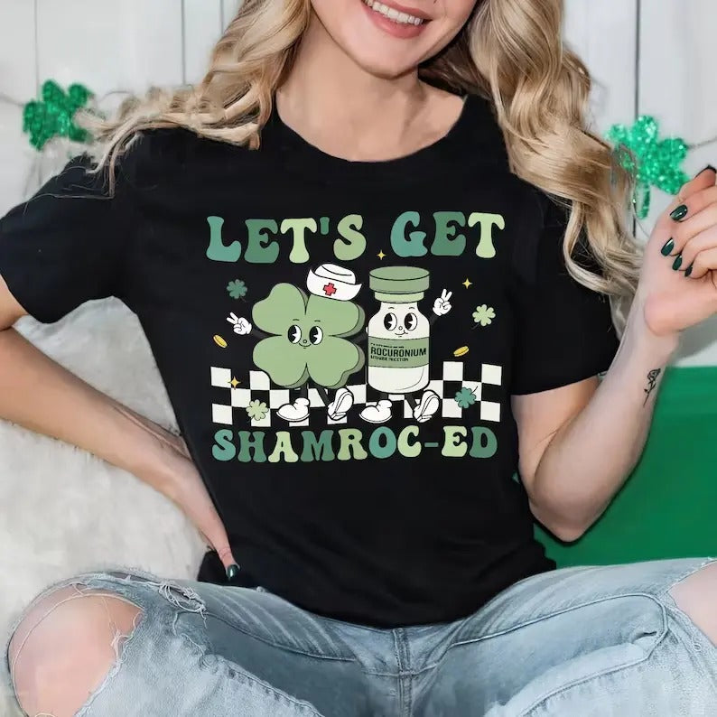 Nurse St Patricks Day Hoodie and Sweater; T-shirts Sweatshirt | PrintMintTees.com