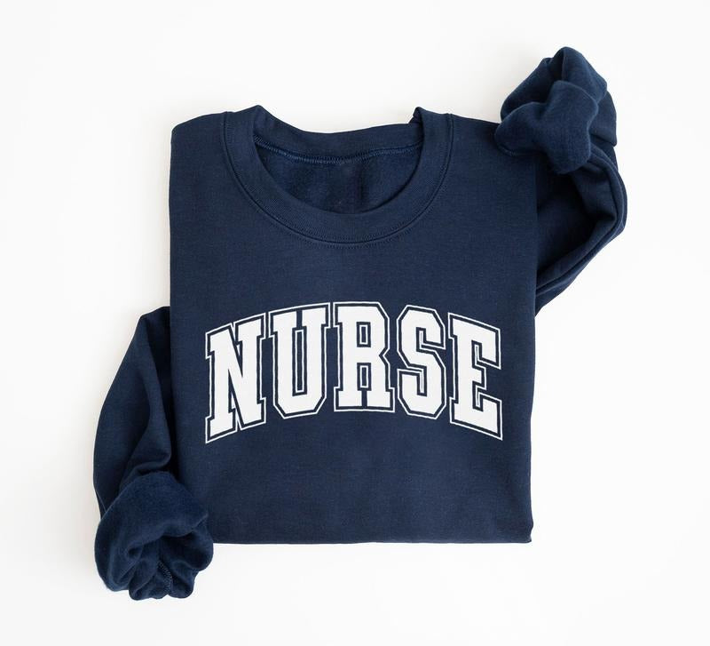 Nurse Sweatshirt, Gift For ER RN & LPN Nurse Shirt, Nurse Crewneck Women, Nurse Week Shirt, Nurse Appreciation Shirt,...