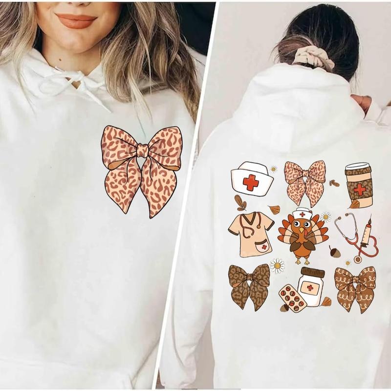 Nurse Thanksgiving Hoodie, Thanksgiving T-shirt, Thankful Nurse Sweatshirt, Fall Nurse Tee, Cute Nursing Shirt, Autumn...