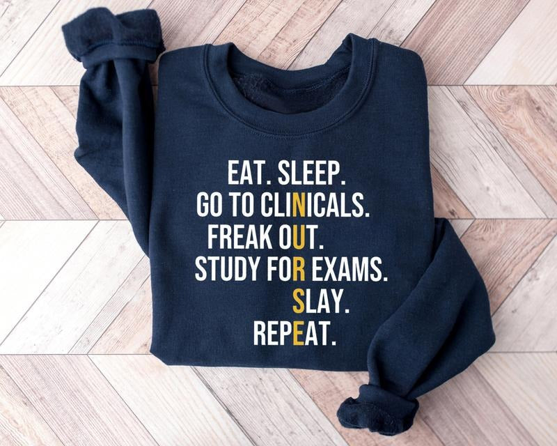 Nursing School Sweatshirt, Funny Nurse Shirt, Nursing School Gift, Funny Nursing School Shirt, Nursing Student Shirt,...