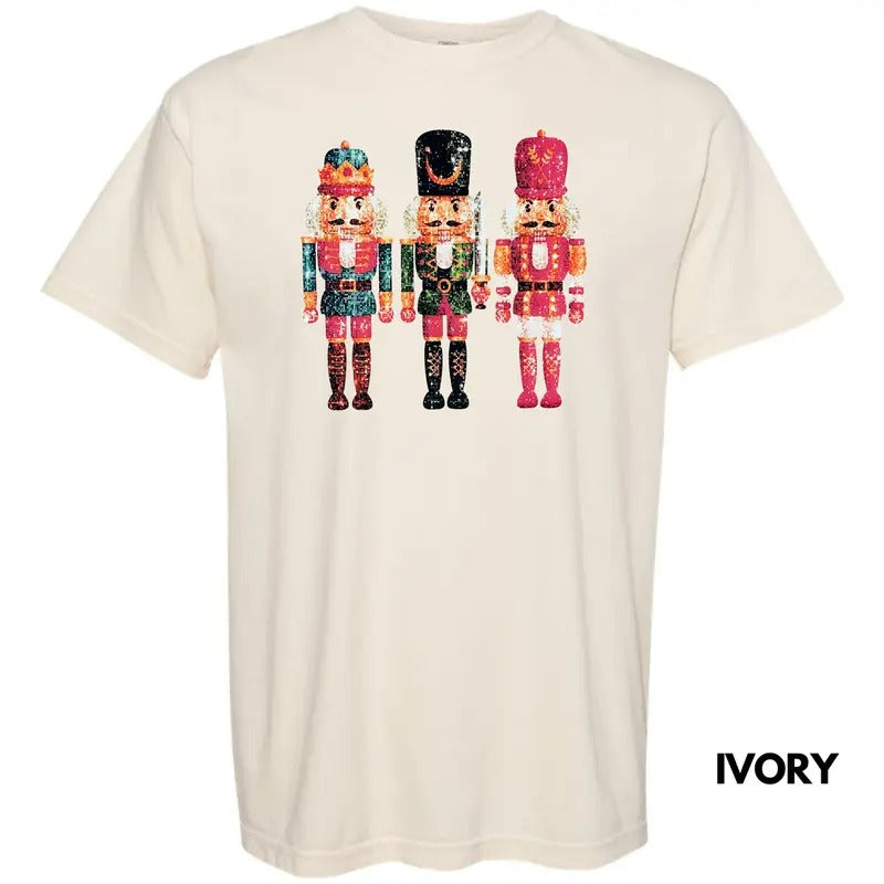 Nutcracker FAKE Sequins Comfort Colors T-Shirt Hoodie, Sweatshirt | PrintMintTees.com