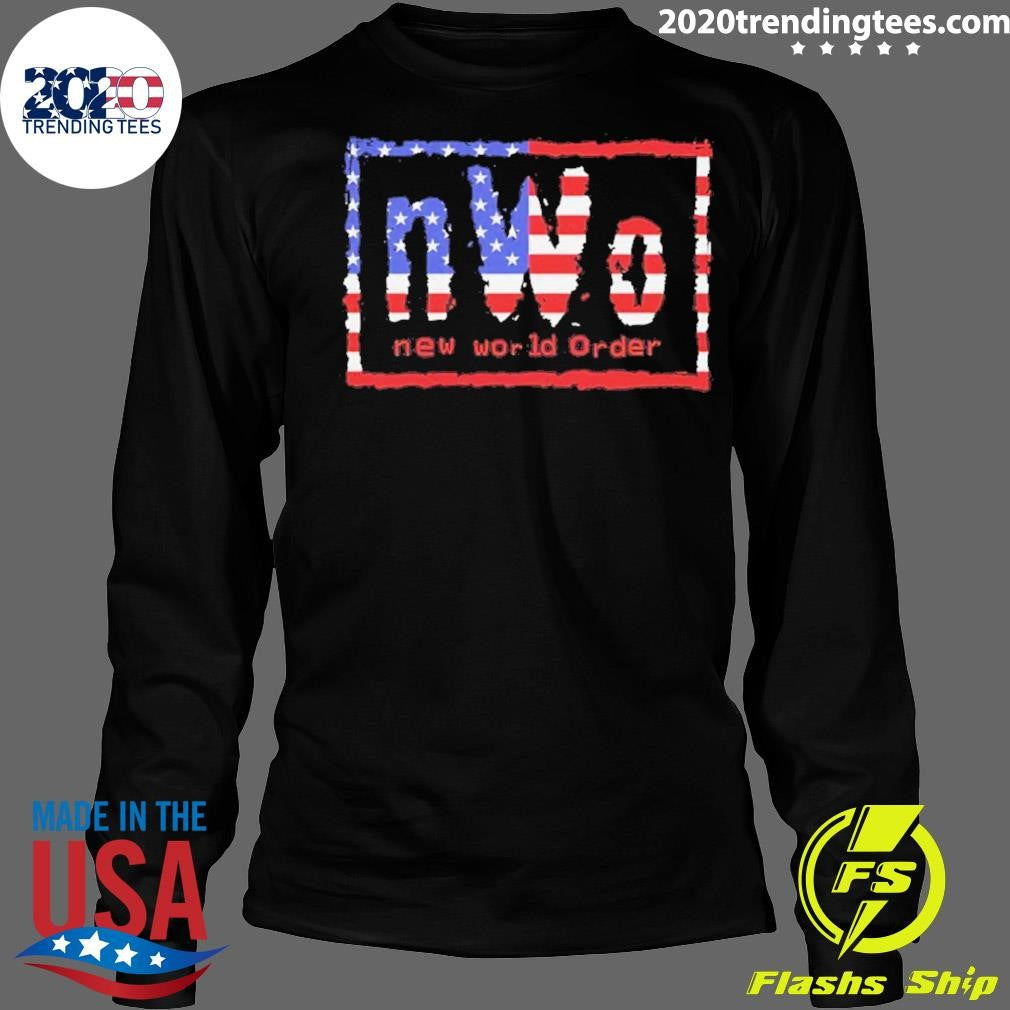 Nwo Wwe Logo American Flag Shirt