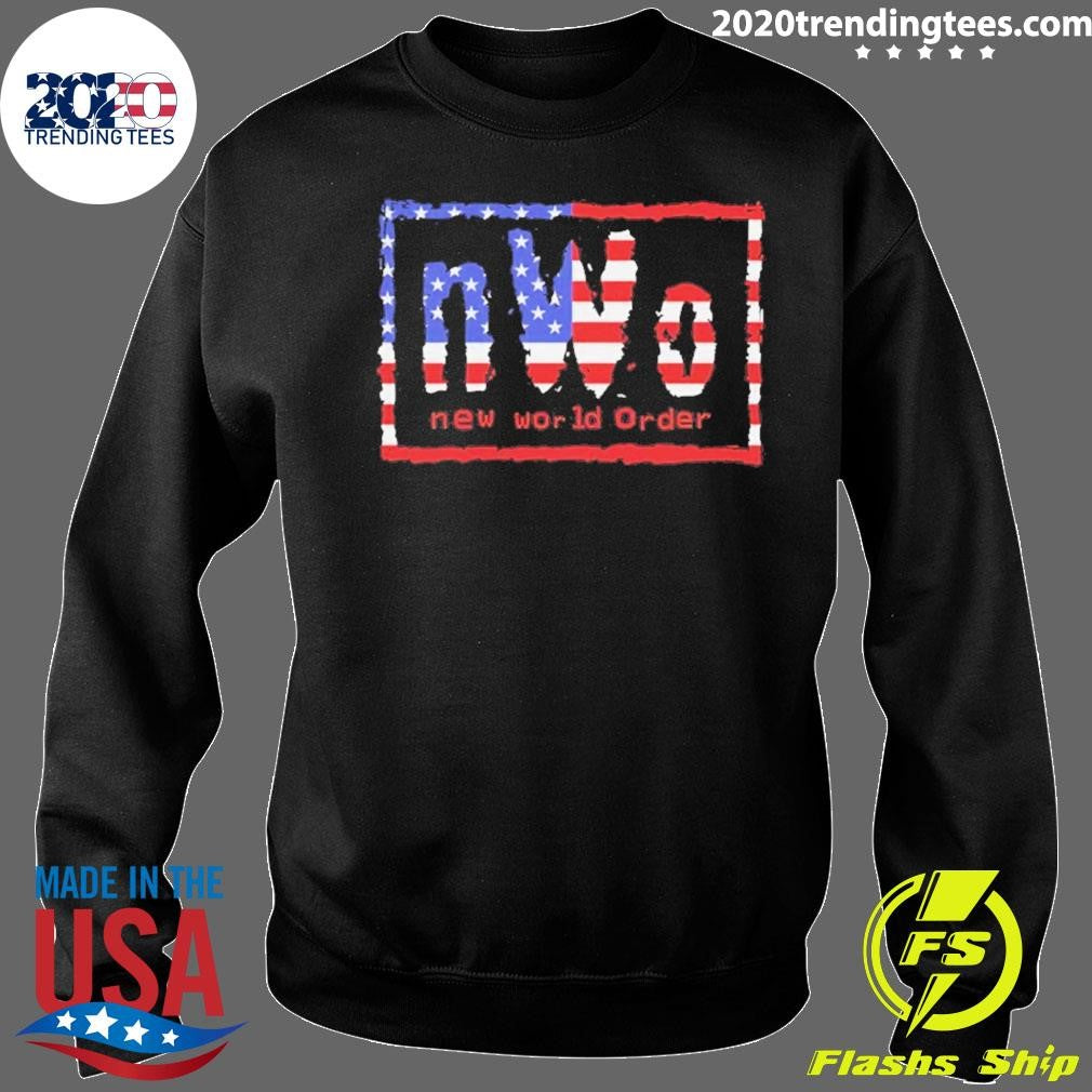 Nwo Wwe Logo American Flag Shirt