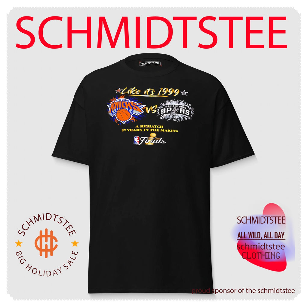 Ny Knicks vs San Antonio Spurs like it’s 1999 a rematch 27 ears in the making shirt