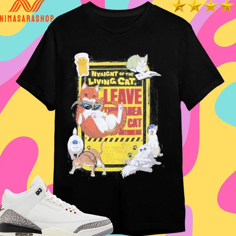 Nyaight Of The Living Cat Group Shirts