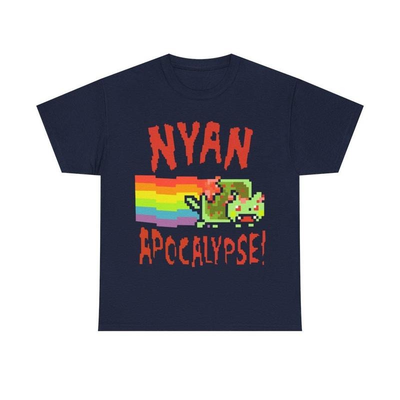 Nyan Cat Apocalypse shirt, Casual, Unisex Shirt Hoodie, Sweatshirt | PrintMintTees.com
