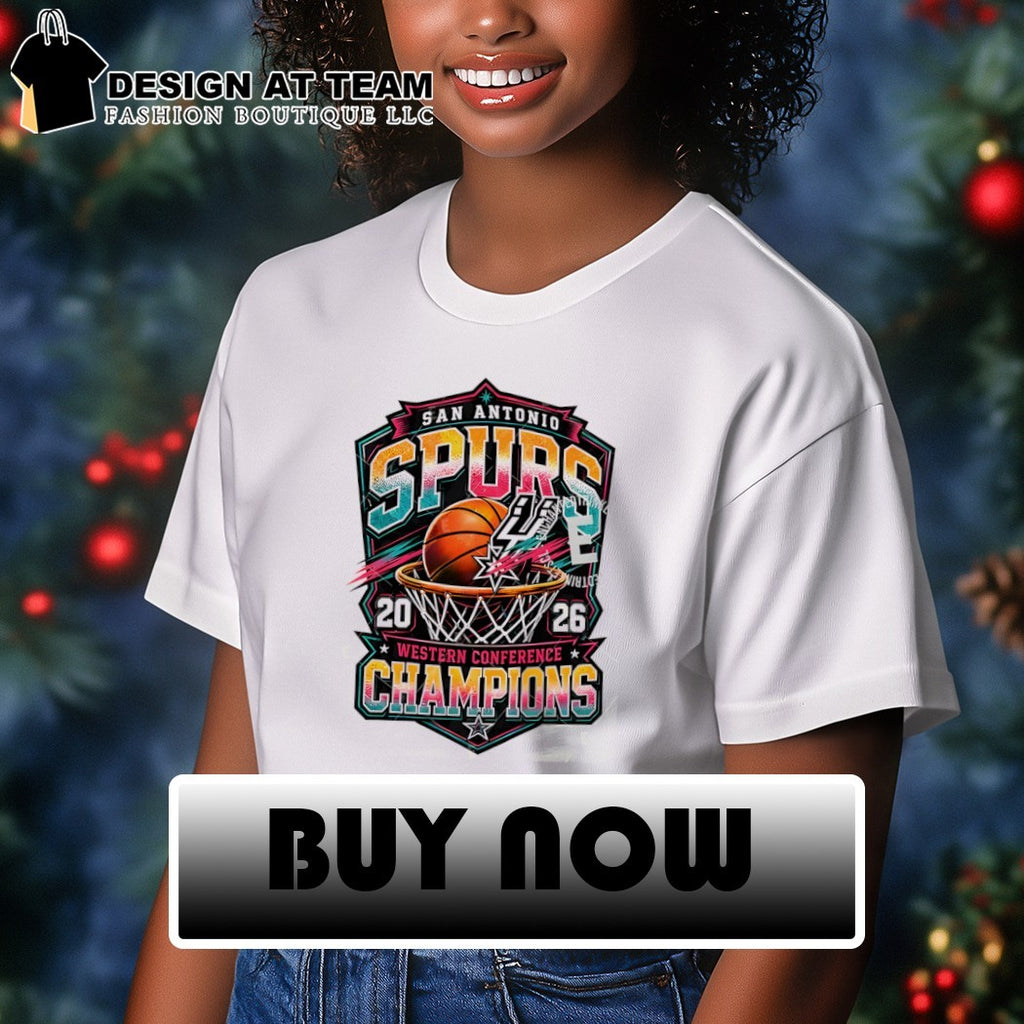 San Antonio Spurs Basketball Western Conference Champions Game Day NBA 2026 shirt