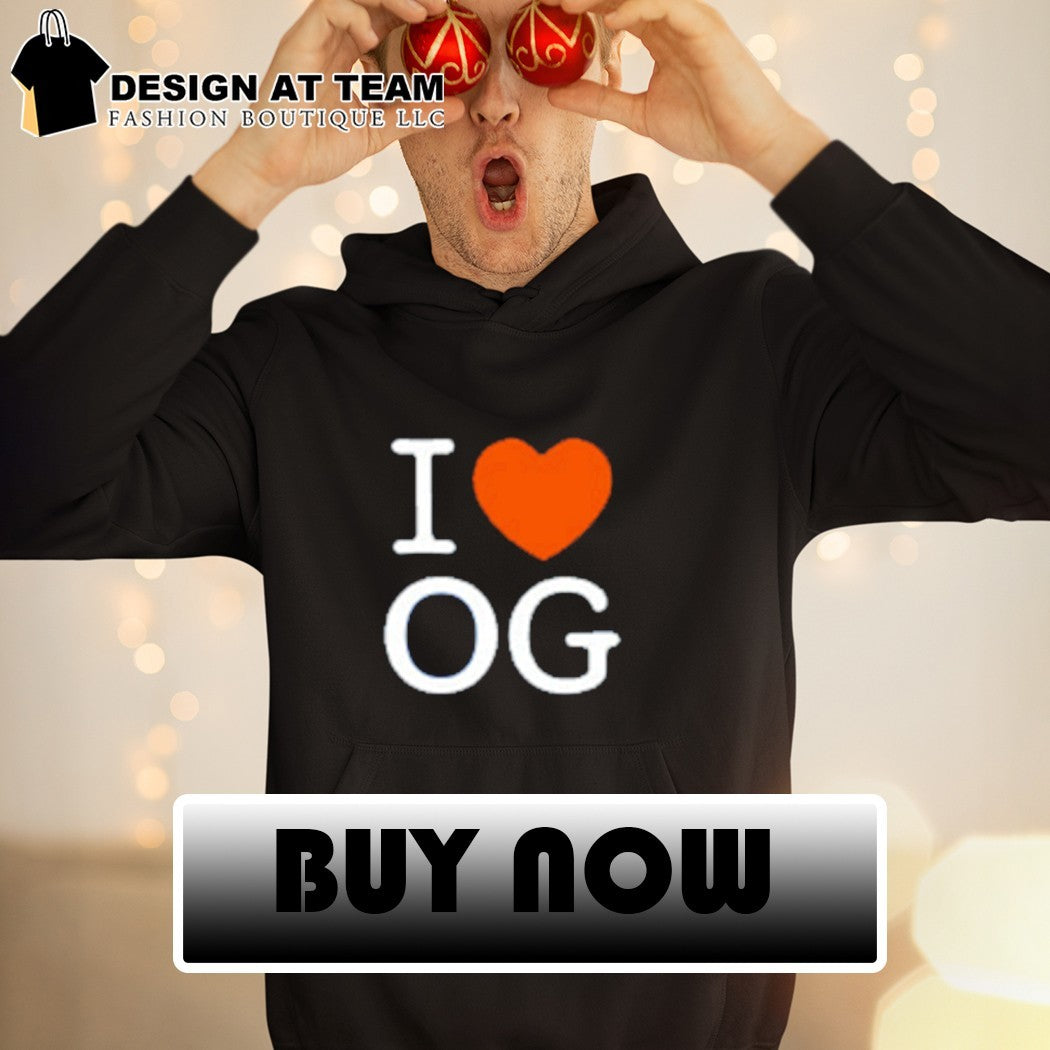 OG Anunoby I love OG orange heart Knicks shirt