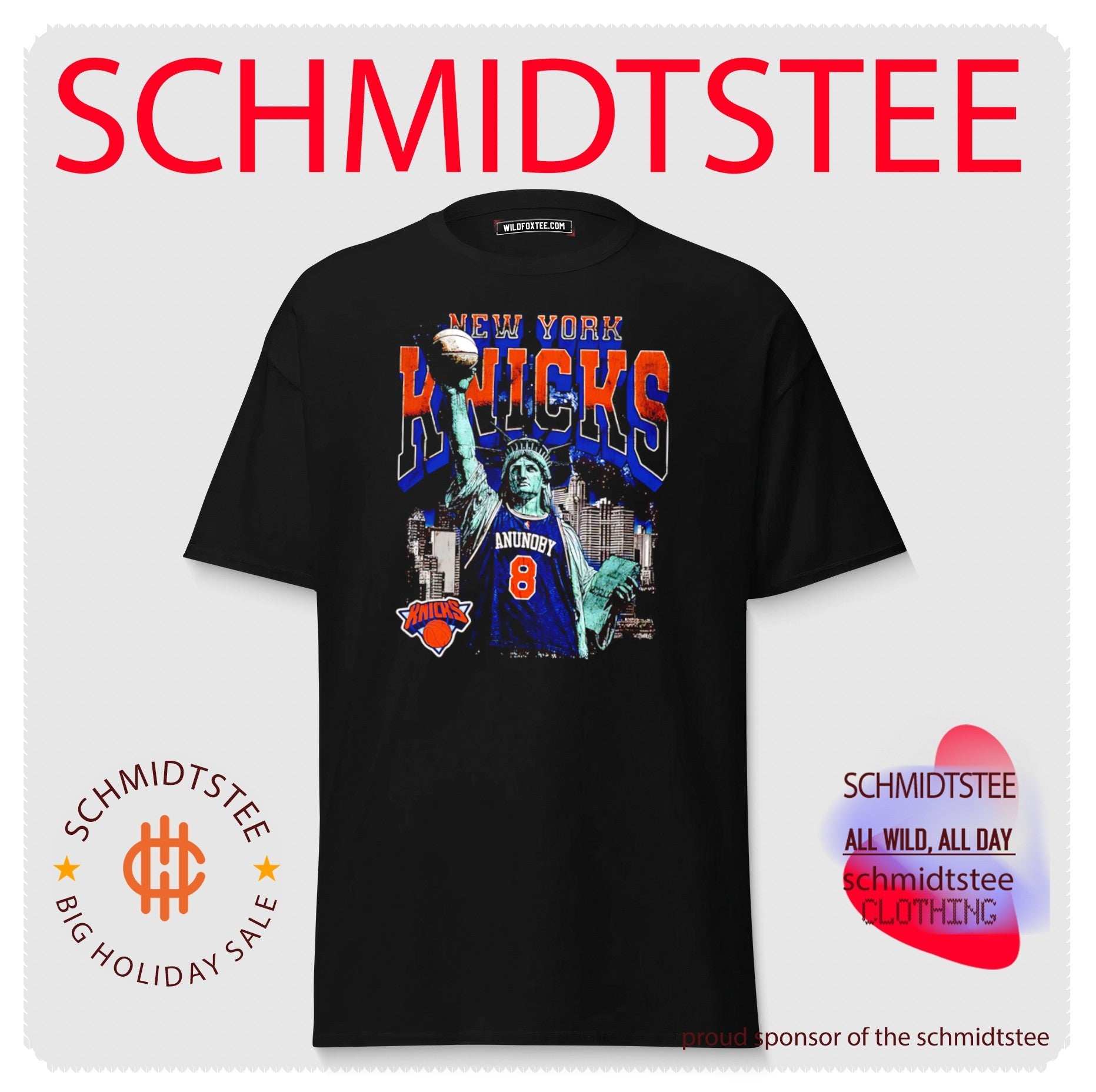 OG Anunoby New York Knicks Statue Of Liberty vintage shirt