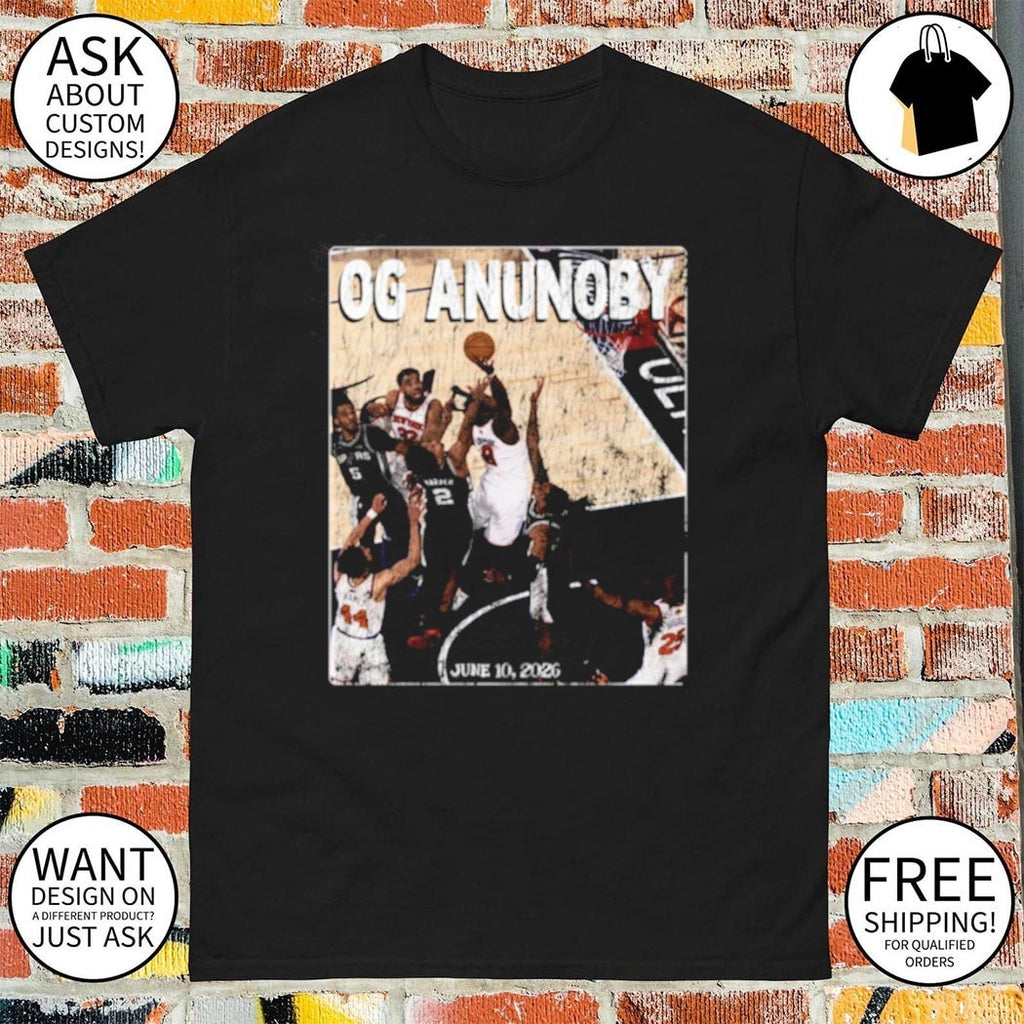OG Anunoby Wins Game 4 June 6 2026 shirt