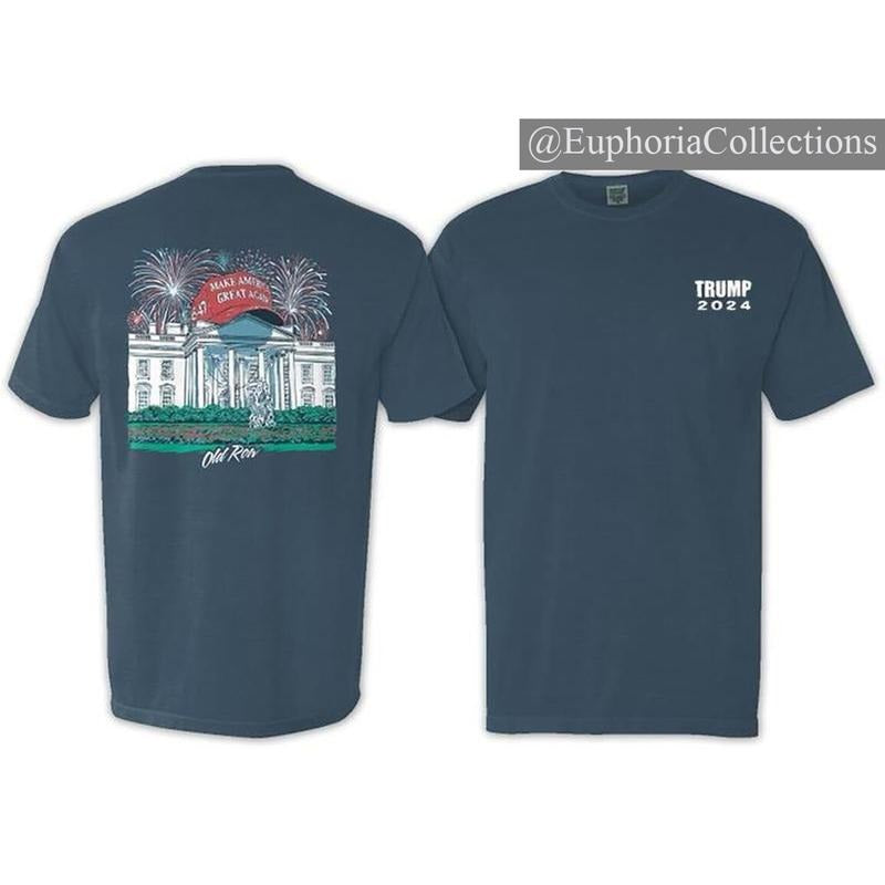 OLD ROW SHIRT #TRUMP 2024 WHITE HOU T-SHIRT , Global Trending Outfits Hoodie Sweatshirt | PrintMintTees.com