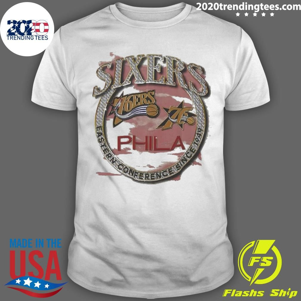 Sixers Philadelphia 76ers Hardwood Eastern Conference Since 1949 Vintage Shirt