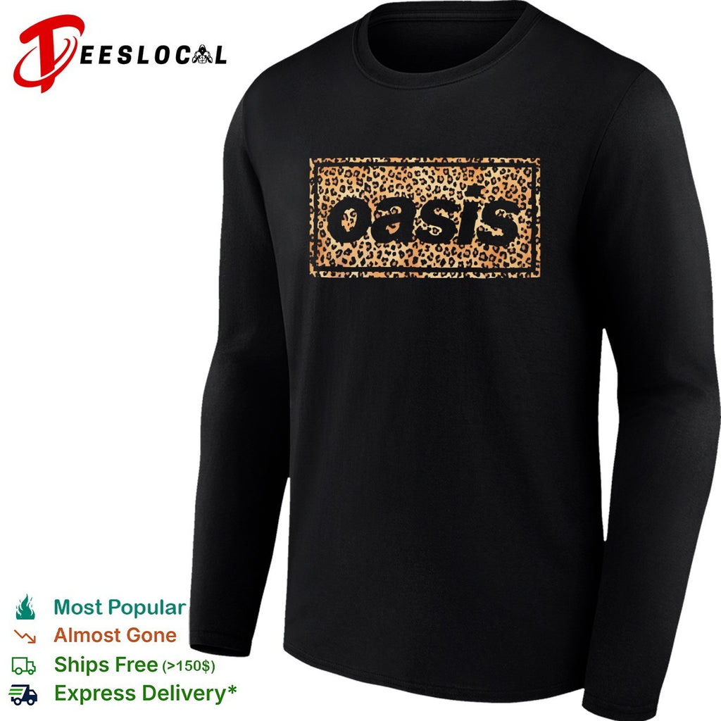 Oasis Band Leopard shirt
