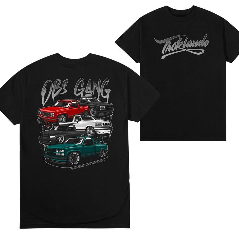 Obs Gang T-Shirt, Pickup Trucks Shirt, Shirts For Men, Car Merch, Casual Wear for Everyone Menswear Hoodie Sweatshirt