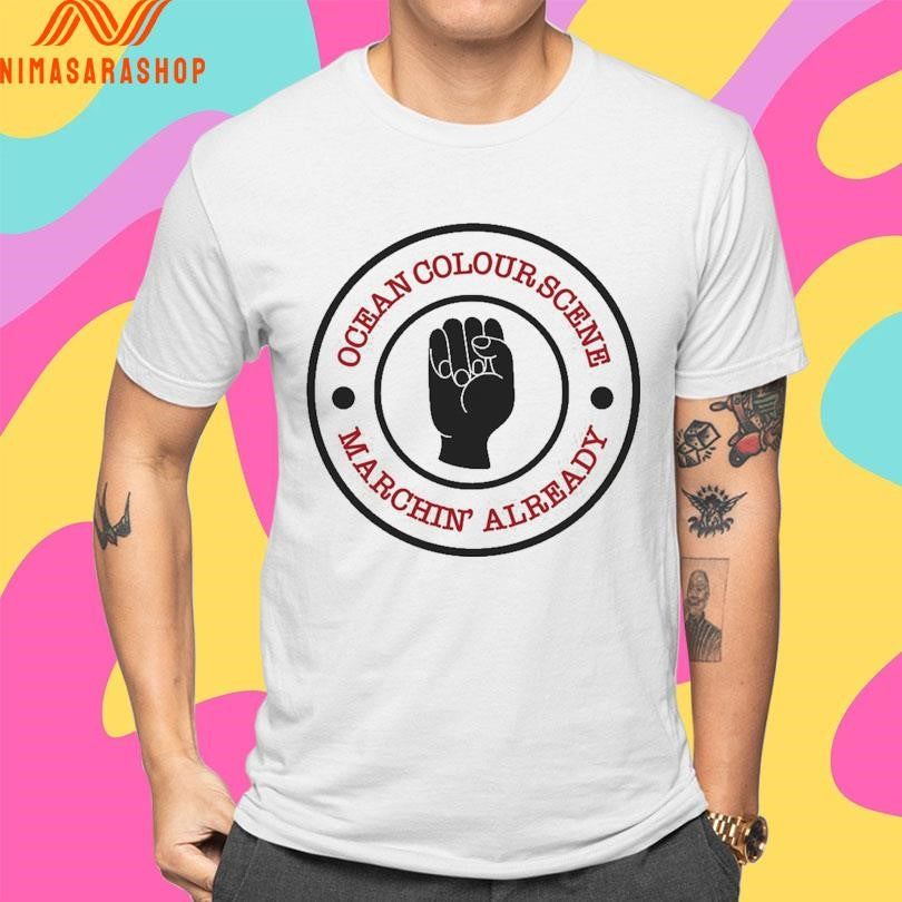 Ocean Colour Scene Marchin’ Already Logo Shirts