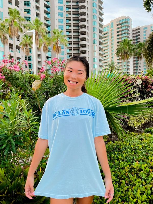 Ocean Lover Shirt, Summer Vacation Shirt, Beachy Tshirt, Trendy Shirt, Preppy Clothes, Oversized Tee, Indie Retro, Beach...