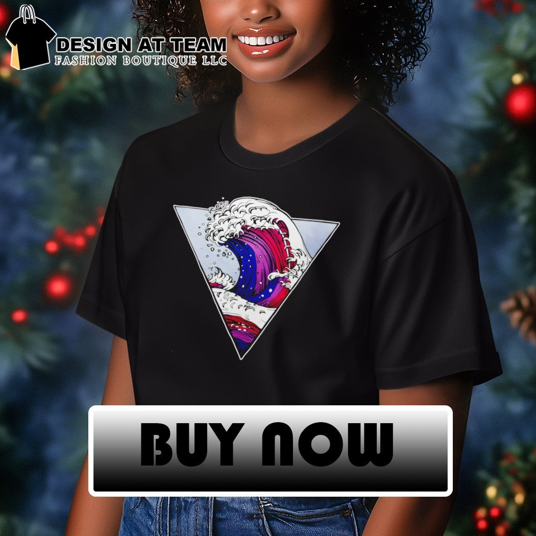 Ocean Lover Wave Bisexual Pride LGBT Pride Month Festival 2026 shirt
