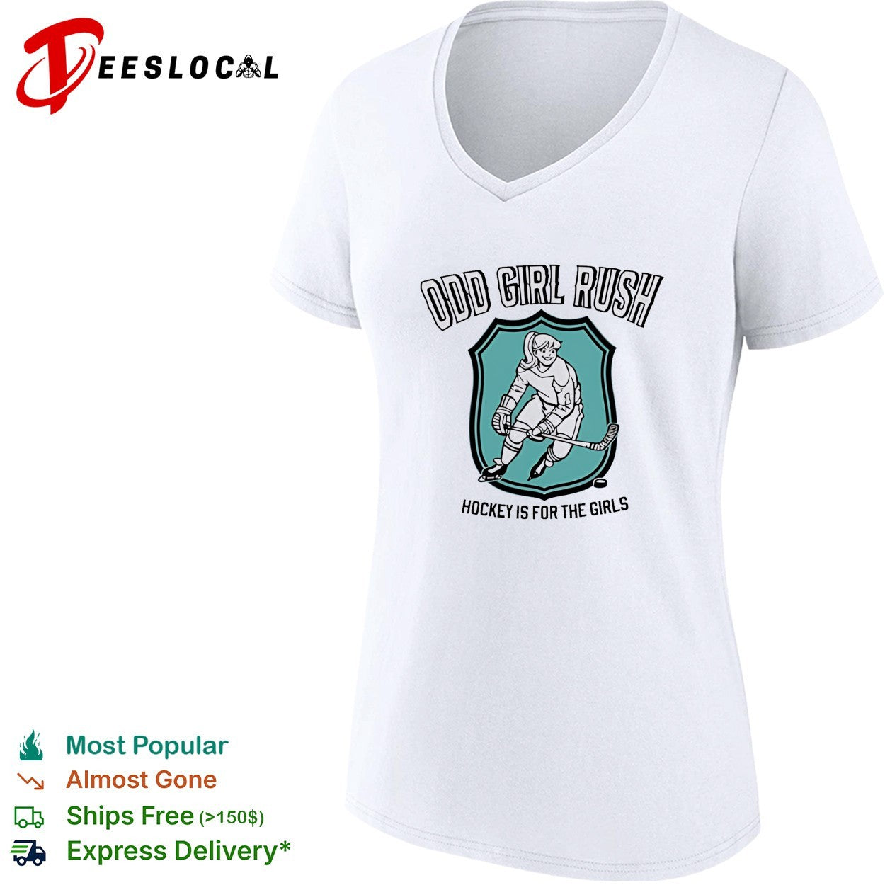 Odd Girl Rush Hockey Is for the Girls shirt