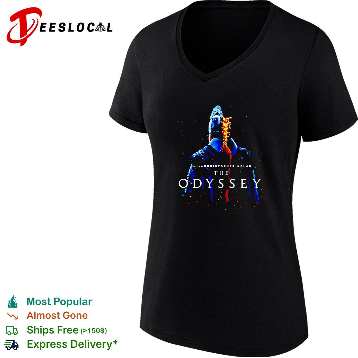 Odysseus The Odyssey a film by Christopher Nolan shirt