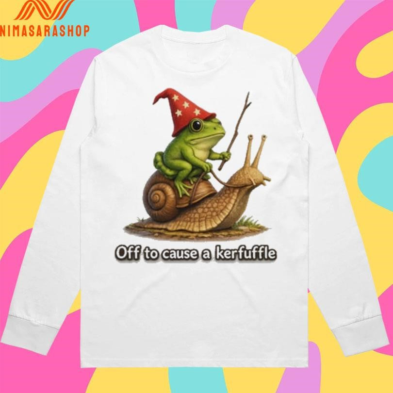 Off To Cause A Kerfuffle Frogs Shirts