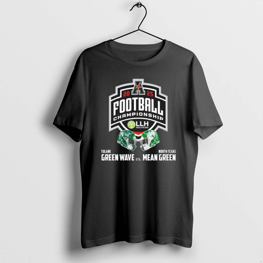 Official 2025 American Conference Championship Tulane Green Wave Vs North Texas Mean Green December T-Shirts, Hoodie,...