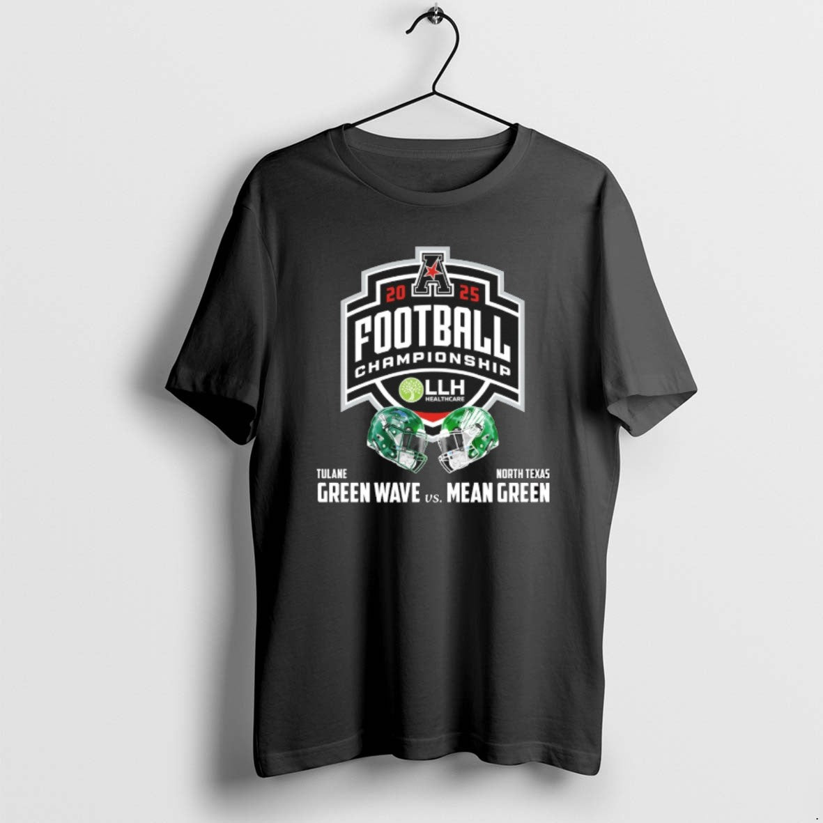 Official 2025 American Conference Championship Tulane Green Wave Vs North Texas Mean Green December T-Shirts, Hoodie,...