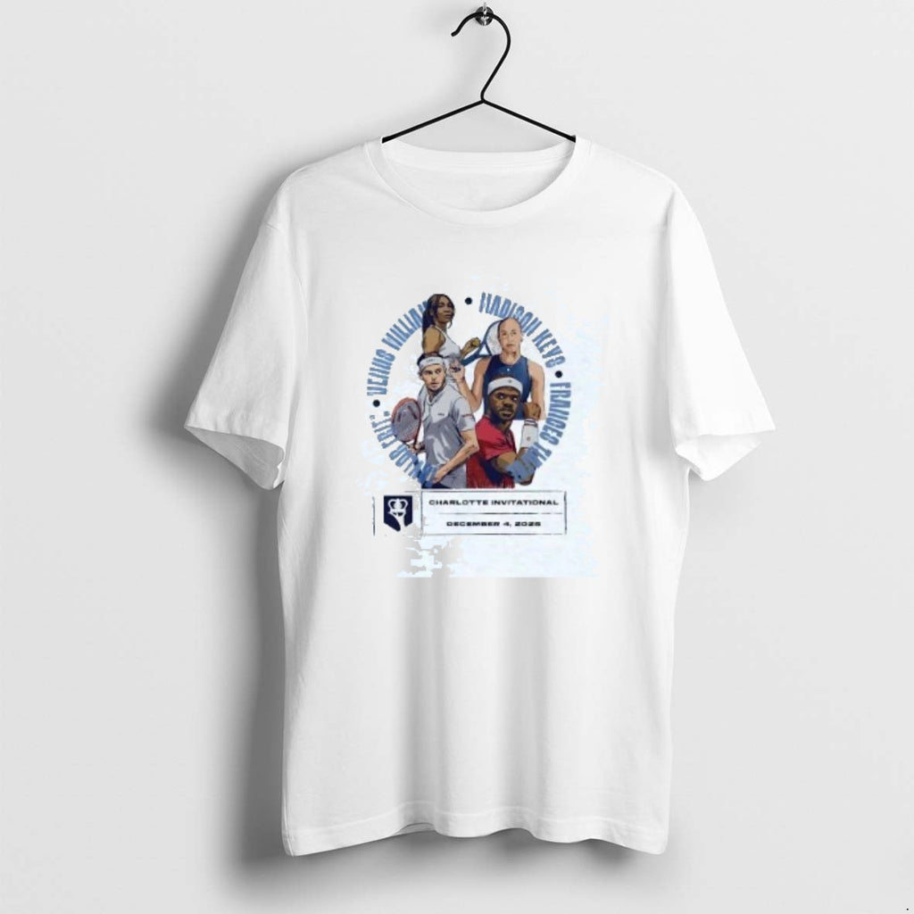 Official 2025 Charlotte Invitational 4 Stars Of The Tennis World T-Shirts, Hoodie, Sweatshirt | PrintMintTees.com