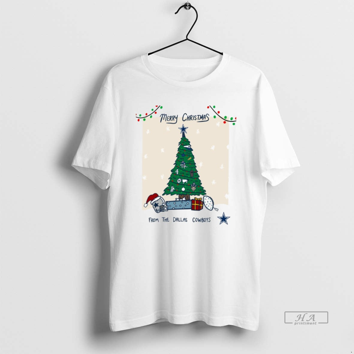 Official 2025 Merry Christmas From The Dallas Cowboys T-Shirts, Hoodie, Sweatshirt | PrintMintTees.com