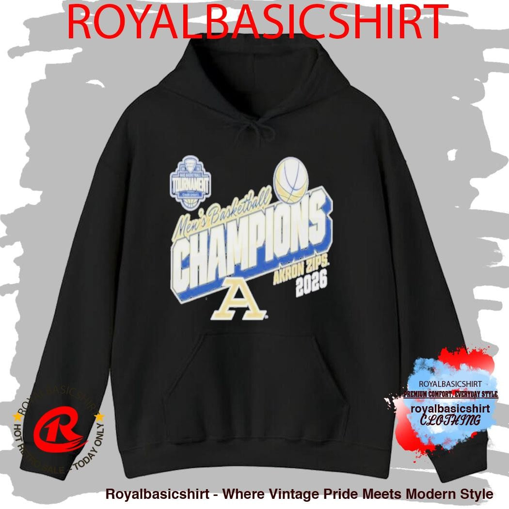 Official Akron Zips 2026 MAC Men’S Basketball Tournament Shirt