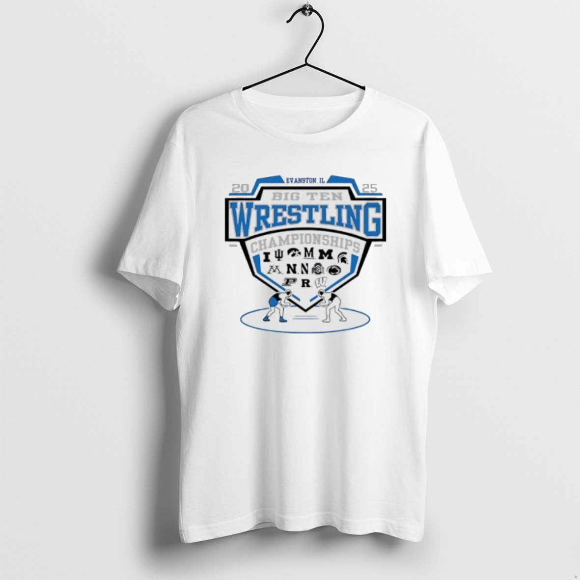 Official All Team 2025 Big Ten Wrestling Tournament Championship T-Shirts, Hoodie, Sweatshirt | PrintMintTees.com