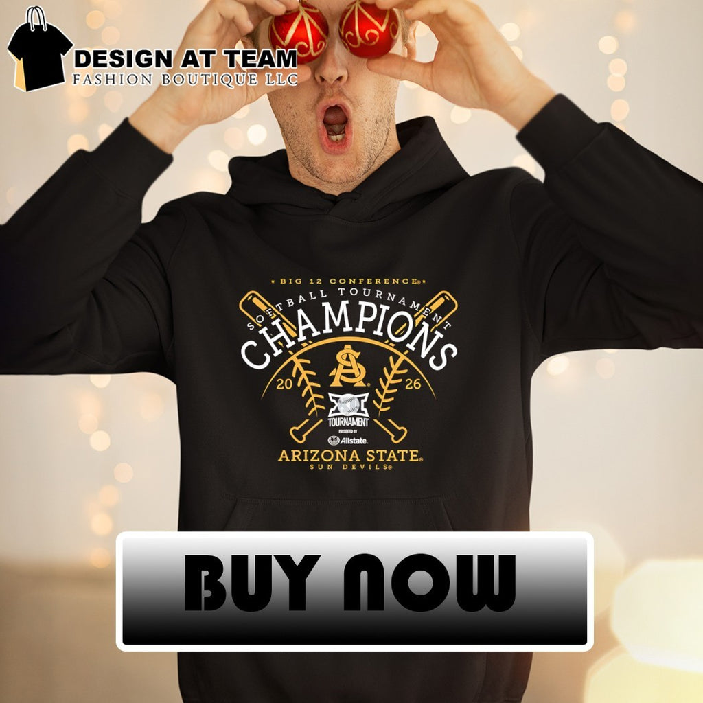 Arizona State Sun Devils Softball Tournament Champions 2026 Big 12 Conference shirt