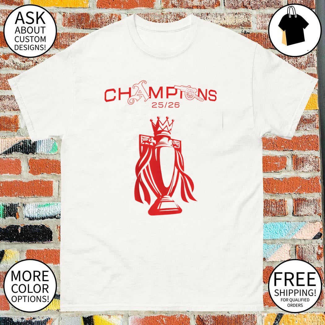 Arsenal Premier League Champions 2025 26 North London Champions shirt