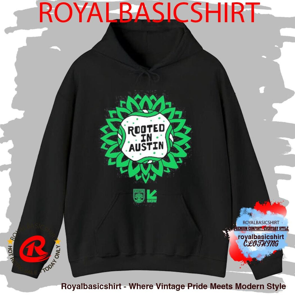 Official Austin Fc Sxsw Rooted In Austin Shirt