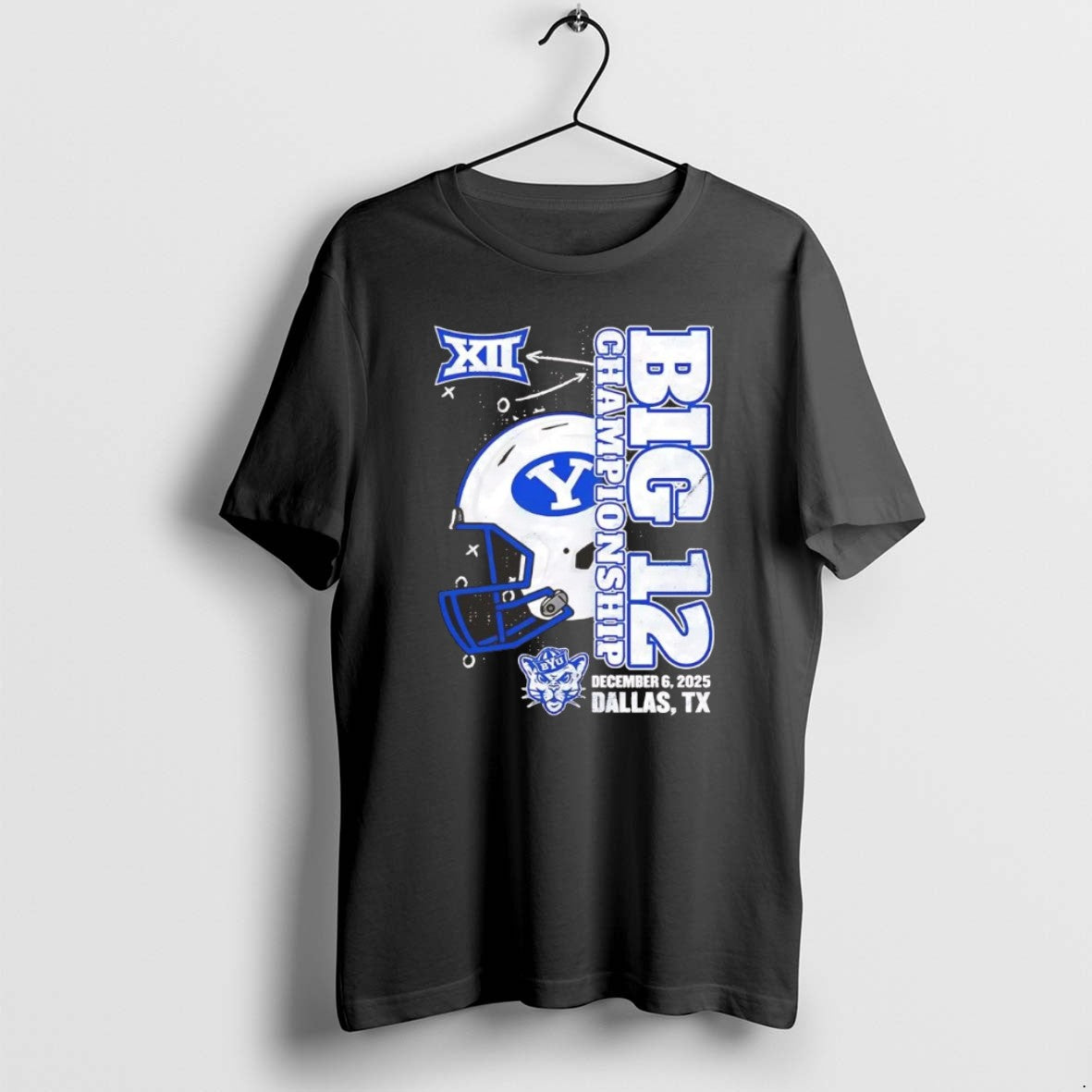 Official Byu Cougars 2025 Big 12 Championship Christmas Chriast T-Shirts, Hoodie, Sweatshirt | PrintMintTees.com