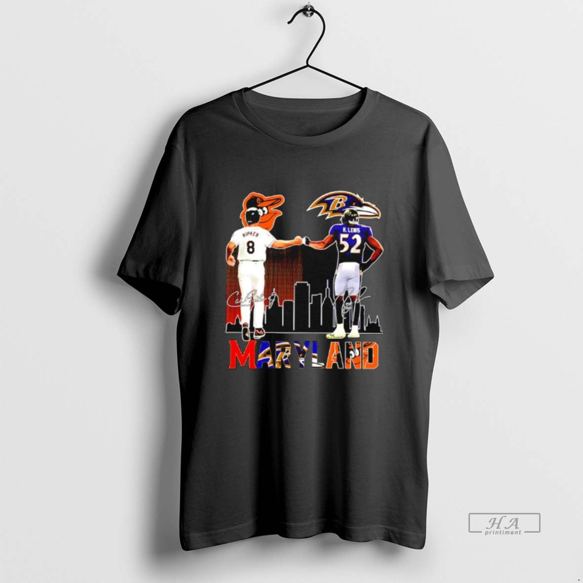 Official Baltimore Ravens And Orioles Legends Cal Ripken Jr T-Shirts, Hoodie, Sweatshirt | PrintMintTees.com