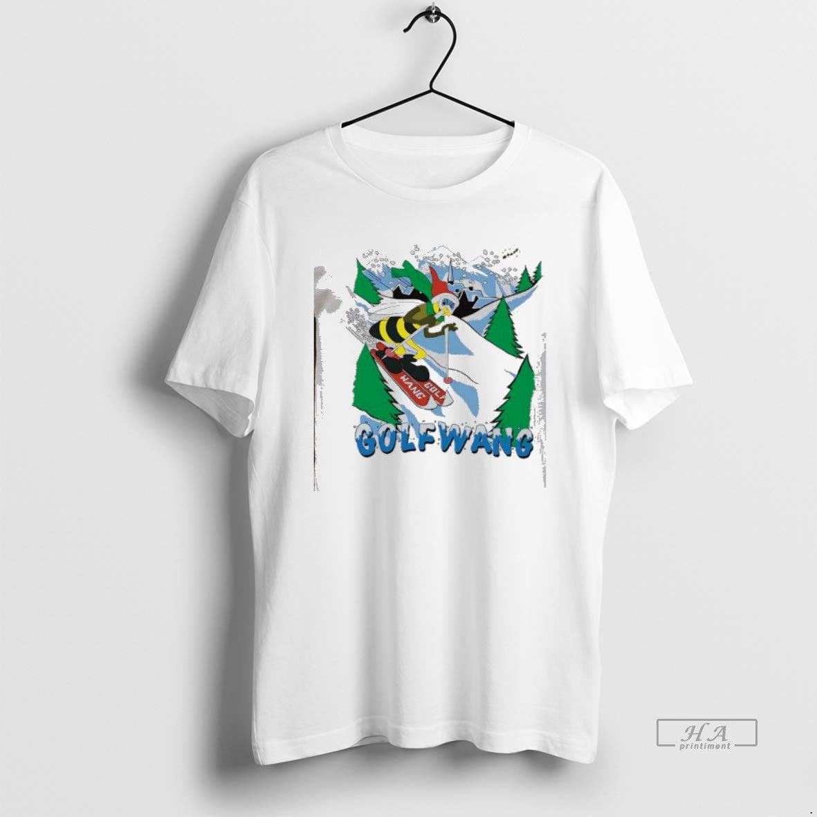 Official Bee Is Skiing Golfwang Funny Cute T-Shirts, Hoodie, Sweatshirt | PrintMintTees.com